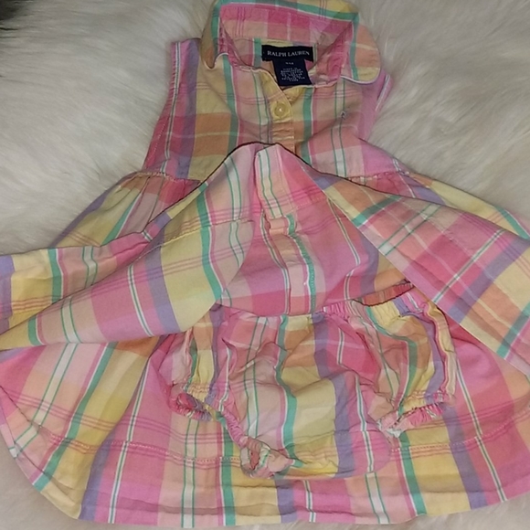 Ralph lauren 9M plaid dress - Picture 8 of 12